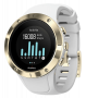 Часы Suunto Spartan Trainer Wrist HR золотой безель, белый ремешок, на экране график количества шагов за неделю №1