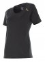 Женская футболка 2XU GHST Short Sleeve Tee W WR4273a BLK/GLD черная с золотым лого №5