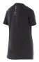 Женская футболка 2XU GHST Short Sleeve Tee W WR4273a BLK/GLD черная с золотым лого, вид сзади №3