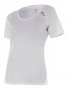 Женская футболка 2XU GHST Short Sleeve Tee W WR4273a WHT/GLD белая с золотым лого №1