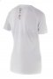 Женская футболка 2XU GHST Short Sleeve Tee W WR4273a WHT/GLD белая с золотым лого вид сзади №2