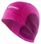Шапка X-Bionic Soma Cap Light артикул O020232_P059 розовая с белой надписью впереди, и черными вставками в области ушей №1