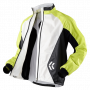 Куртка X-Bionic SphereWind Jacket артикул O100042_E193 желтая с черным и белым, на фото расстегнута №3