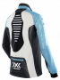 Женская куртка X-Bionic SphereWind Jacket W артикул O100043_A392 голубая с черным и белым, на спине дышащая вставка и карман на молнии №3