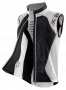 Жилетка X-Bionic SphereWind Vest белая с черным, на фото расстегнута №2