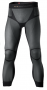 Термоштаны X-Bionic Windskin OW Pants черные с серым, фото спереди №2