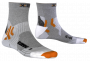 Носки X-Bionic X-Socks Short артикул X020035_G142 серые с черным, белым и оранжевым №1