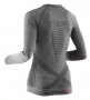 Женская термокофта X-Bionic XB Radiactor UW Shirt LG SL W артикул I020179_S006 серая, вид со спины №2
