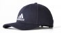 Кепка Adidas 6P Cap Cotton W артикул S98152W синяя из хлопка с белым логотипом №5