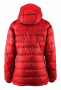 Куртка Adidas Artic Jacket W артикул BQ1542, красная с капюшоном, приталенная №2