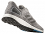 Кроссовки Adidas Pure Boost DPR артикул S82010 серые вид полубоком со стороны пятки №5