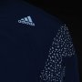 Куртка Adidas Supernova Storm Jacket артикул BQ7251 отражение света от принта на рукавах и логотипа №7