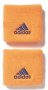 Повязки на руки Adidas Tennis артикул S97905 оранжевые две штуки с синим логотипом №1