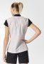 Женская футболка Adidas Terrex Agravic W артикул AZ2306 белая с черным воротником и рукавами, вид на модели со спины №4