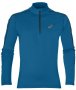 Кофта Asics Long Sleeve Winter Top артикул 146591 8154 голубая с молнией до груди №1