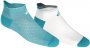 Женские носки Asics 2PPK Womens Sock W 130887 8065 белые и голубые №1