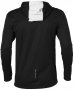 Куртка Asics Accelerate Jacket артикул 141235 0904 черная на капюшоне белая вставка на спине светоотражающий элемент №3