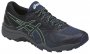 Женские кроссовки Asics Gel-FujiTrabuco 6 W T7E9N 5090 черные с голубыми вставками носком вправо №5