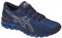 Кроссовки Asics Gel-Quantum 360 Shift T7E2N 5801 черные с синими вставками носком вправо №4