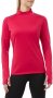 Женская кофта Asics Lite-Show Winter Long Sleeve W 134073 1180 красная на манекене №4