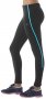 Тайтсы Asics Winter Tight W артикул 146605 0877 фото на модели сбоку голубая полоса №4