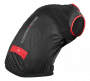 Веложилетка Compressport Cycling Hurricane Windprotect Vest артикул WSCY-TK99 черная с красным, фото в положении на велосипеде №3