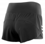 Женские шорты Compressport Overshort W артикул SHTROW-99 черные, фото сзади №2