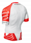 Футболка Compressport Trail Running Shirt V2 Short Sleeve артикул TSTRV2-SS00 белая с красным, сзади карманы №2