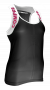 Женская компрессионная майка Compressport Trail Running Shirt V2 Ultra Tank Top W артикул TSTRW-TK99 черная с белым №1