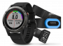 Часы Garmin Fenix 5 Sapphire + HRM-Tri черный корпус с черным ремешком плюс пульсометр для триатлона №1