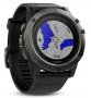 Часы Garmin Fenix 5X Sapphire серые с черным ремешком на экране карта №3