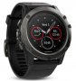 Часы Garmin Fenix 5X Sapphire серые с черным ремешком, на экране часы и данные альтиметра и барометра №5