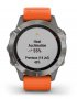 Часы Garmin Fenix 6 Sapphire FNX6-SP-GR-ORNG №5