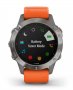 Часы Garmin Fenix 6 Sapphire FNX6-SP-GR-ORNG №6