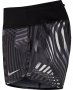 Женские шорты Nike 3'' Flex Printed Rival Short W 855535 010 черные с серым рисунком вид сбоку №2