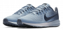 Женские кроссовки Nike Air Zoom Structure 21 W артикул 904701 400 голубые, на фото пара полубоком №5