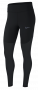 Тайтсы Nike Power Epic Lux Tight Cool W черные с широким поясом на левой ноге логотип №1