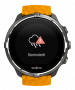 Часы Suunto Spartan Sport Wrist HR с оранжевым ремешком, на экране штормовое предупреждение №5