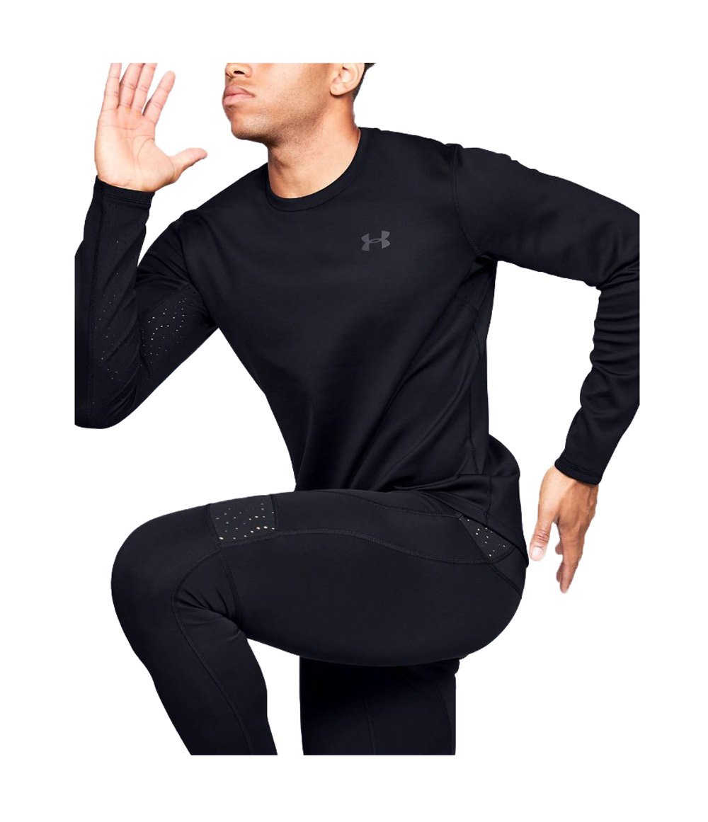 Мужской чёрный лонгслив under Armour